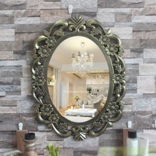 D41 European Retro Bathroom Toilet Vanity Wall Makeup Mirror Front Waterproof Y    163202875974